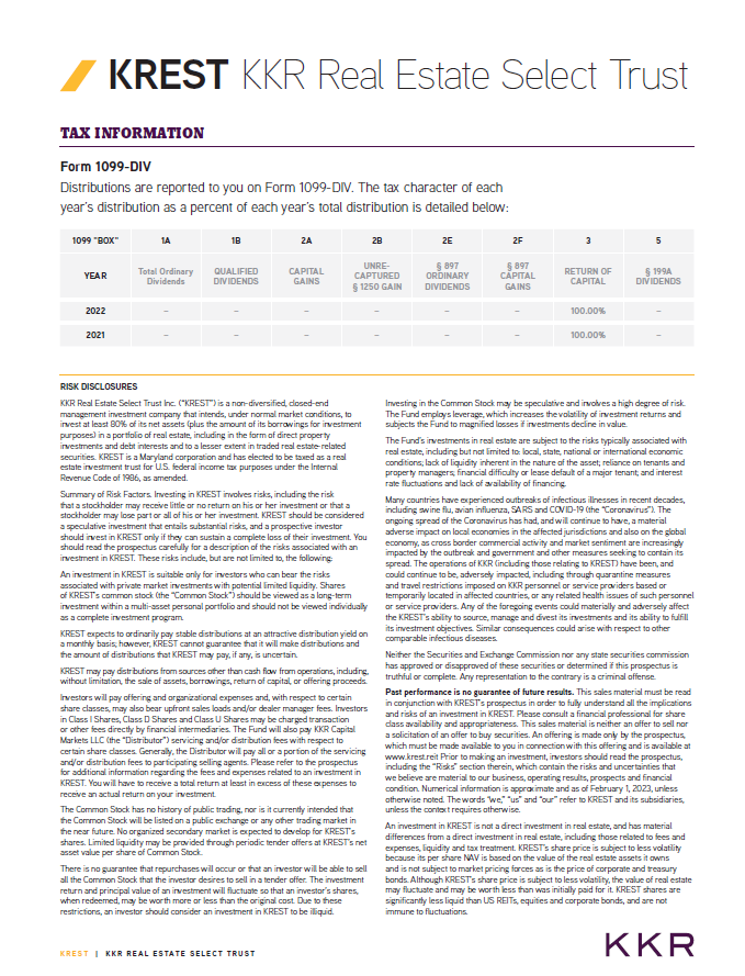 KREST 1099-DIV